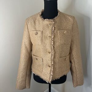 Elegant Tan Women's Blazer